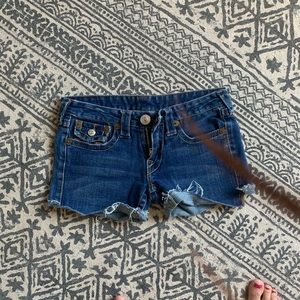 True religion jean short cutoff